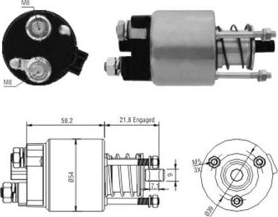 WE PARTS 471480102 - Solenoid açarı, başlanğıc furqanavto.az