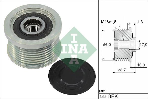 Wilmink Group WG1990611 - Kasnak, alternator, sərbəst dönərli mufta furqanavto.az