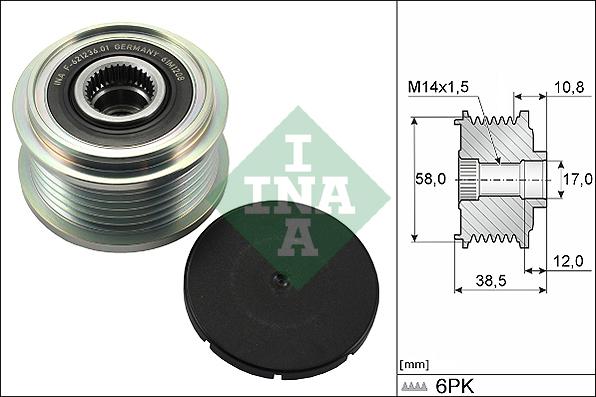 Wilmink Group WG1990613 - Kasnak, alternator, sərbəst dönərli mufta furqanavto.az