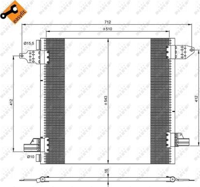 Wilmink Group WG1889333 - Kondenser, kondisioner furqanavto.az