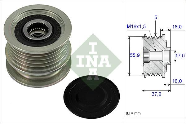 Wilmink Group WG1253592 - Kasnak, alternator, sərbəst dönərli mufta furqanavto.az