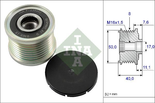 Wilmink Group WG1253695 - Kasnak, alternator, sərbəst dönərli mufta furqanavto.az