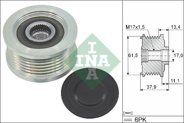 Wilmink Group WG1253606 - Kasnak, alternator, sərbəst dönərli mufta furqanavto.az