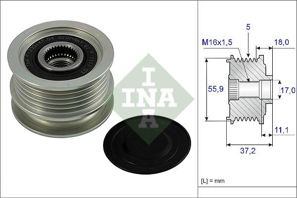 Wilmink Group WG1253601 - Kasnak, alternator, sərbəst dönərli mufta furqanavto.az