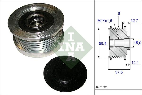 Wilmink Group WG1253686 - Kasnak, alternator, sərbəst dönərli mufta furqanavto.az