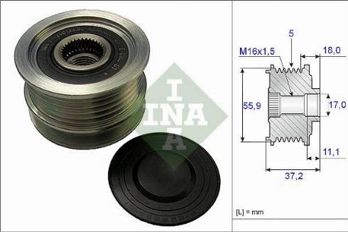 Wilmink Group WG1253672 - Kasnak, alternator, sərbəst dönərli mufta furqanavto.az