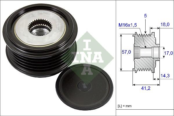 Wilmink Group WG1253815 - Kasnak, alternator, sərbəst dönərli mufta furqanavto.az