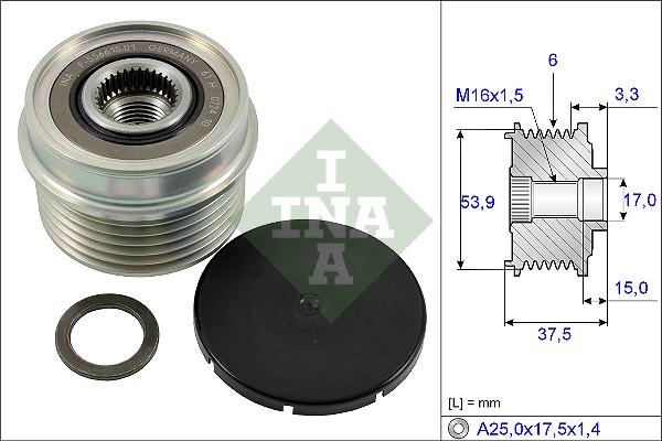 Wilmink Group WG1253792 - Kasnak, alternator, sərbəst dönərli mufta furqanavto.az