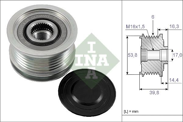 Wilmink Group WG1253744 - Kasnak, alternator, sərbəst dönərli mufta furqanavto.az