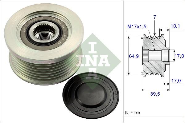 Wilmink Group WG1253751 - Kasnak, alternator, sərbəst dönərli mufta furqanavto.az