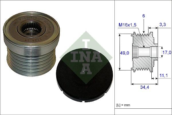 Wilmink Group WG1253757 - Kasnak, alternator, sərbəst dönərli mufta furqanavto.az