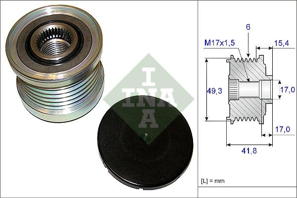 Wilmink Group WG1253765 - Kasnak, alternator, sərbəst dönərli mufta furqanavto.az