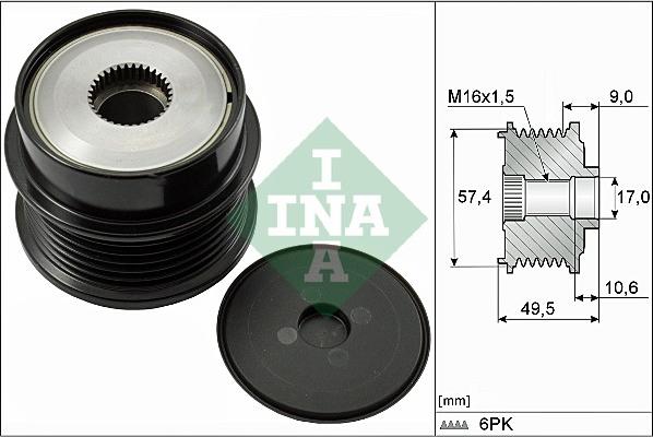 Wilmink Group WG1253761 - Kasnak, alternator, sərbəst dönərli mufta furqanavto.az