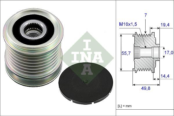 Wilmink Group WG1253739 - Kasnak, alternator, sərbəst dönərli mufta furqanavto.az