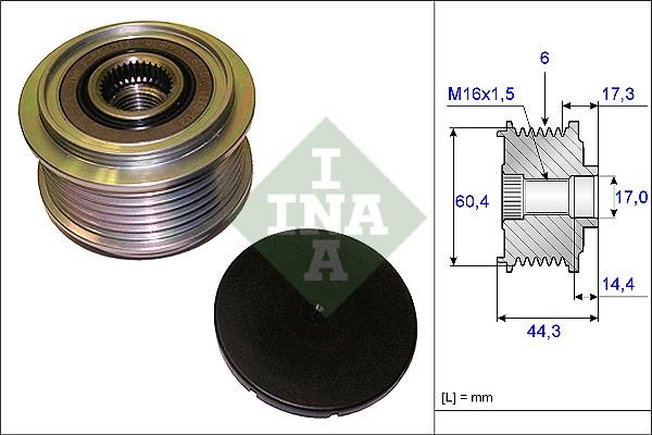 Wilmink Group WG1253777 - Kasnak, alternator, sərbəst dönərli mufta furqanavto.az