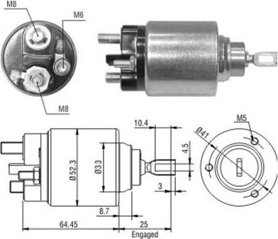 Wilmink Group WG1748248 - Solenoid açarı, başlanğıc furqanavto.az