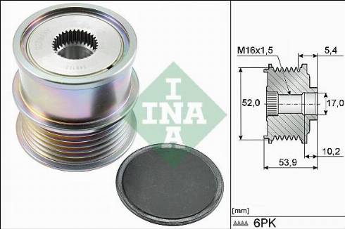 Wilmink Group WG1710209 - Kasnak, alternator, sərbəst dönərli mufta furqanavto.az