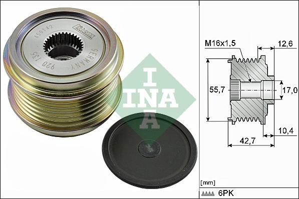 Wilmink Group WG1710206 - Kasnak, alternator, sərbəst dönərli mufta furqanavto.az