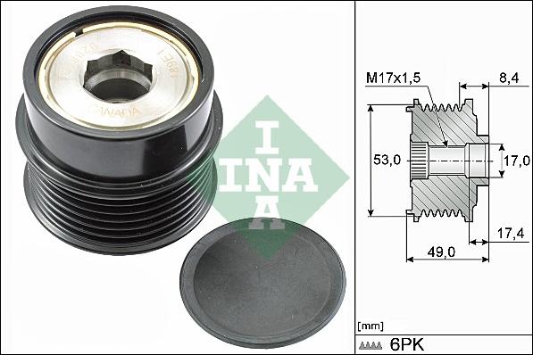 Wilmink Group WG1710211 - Kasnak, alternator, sərbəst dönərli mufta furqanavto.az