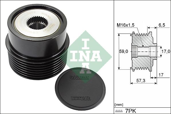 Wilmink Group WG1780552 - Kasnak, alternator, sərbəst dönərli mufta furqanavto.az