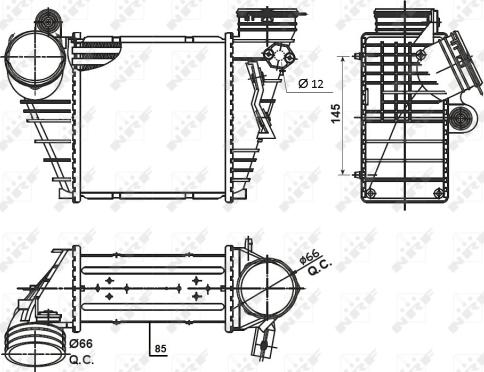 Wilmink Group WG1724094 - Intercooler, şarj cihazı furqanavto.az