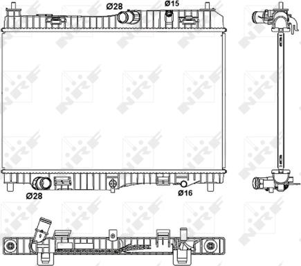 Wilmink Group WG1721986 - Radiator, mühərrikin soyudulması furqanavto.az