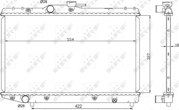 Wilmink Group WG1721435 - Radiator, mühərrikin soyudulması furqanavto.az