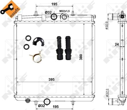 Wilmink Group WG1721506 - Radiator, mühərrikin soyudulması furqanavto.az