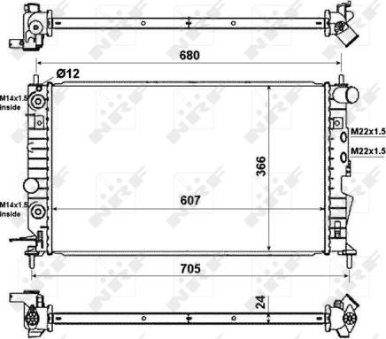 Wilmink Group WG1721166 - Radiator, mühərrikin soyudulması furqanavto.az