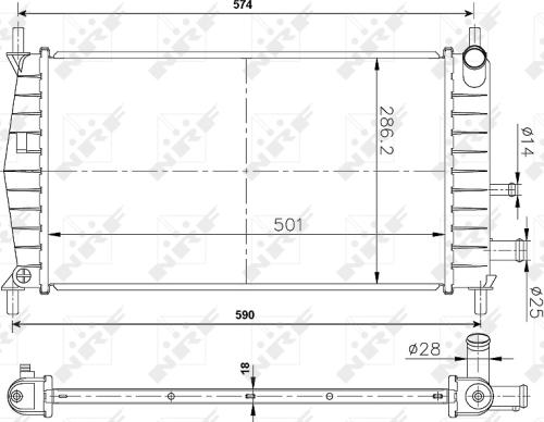 Wilmink Group WG1721129 - Radiator, mühərrikin soyudulması furqanavto.az