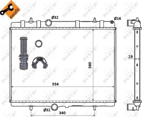 Wilmink Group WG1721305 - Radiator, mühərrikin soyudulması furqanavto.az