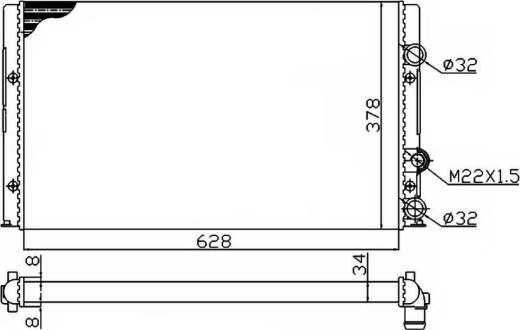 Wilmink Group WG1721325 - Radiator, mühərrikin soyudulması furqanavto.az