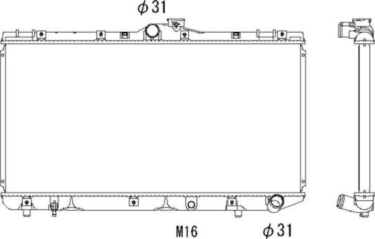 Wilmink Group WG1721254 - Radiator, mühərrikin soyudulması furqanavto.az