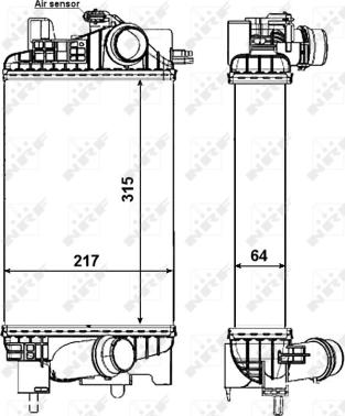 Wilmink Group WG1723984 - Intercooler, şarj cihazı furqanavto.az