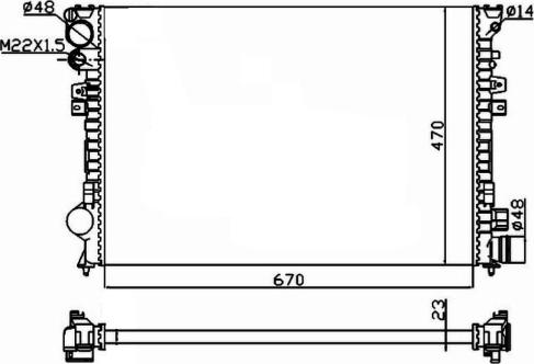 Wilmink Group WG1723587 - Radiator, mühərrikin soyudulması furqanavto.az