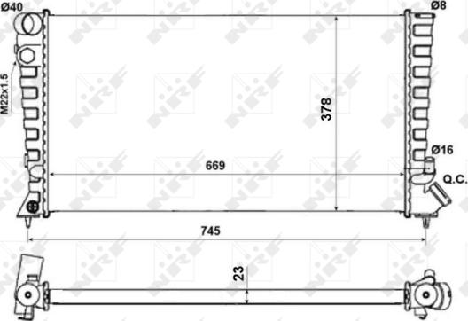 Wilmink Group WG1723185 - Radiator, mühərrikin soyudulması furqanavto.az