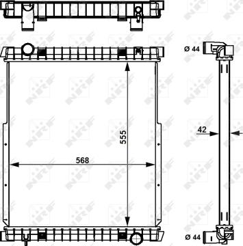 Wilmink Group WG1723332 - Radiator, mühərrikin soyudulması furqanavto.az