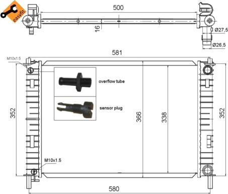 Wilmink Group WG1723246 - Radiator, mühərrikin soyudulması furqanavto.az