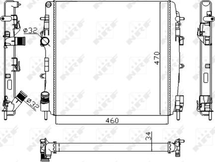 Wilmink Group WG1723277 - Radiator, mühərrikin soyudulması furqanavto.az