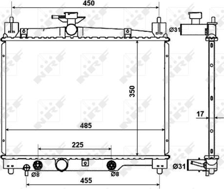 Wilmink Group WG1722440 - Radiator, mühərrikin soyudulması furqanavto.az