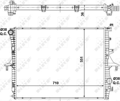 Wilmink Group WG1722608 - Radiator, mühərrikin soyudulması www.furqanavto.az