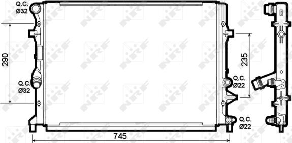 Wilmink Group WG1722075 - Radiator, mühərrikin soyudulması furqanavto.az