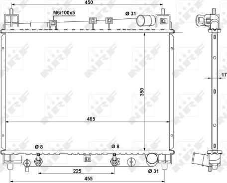 Wilmink Group WG1722143 - Radiator, mühərrikin soyudulması furqanavto.az