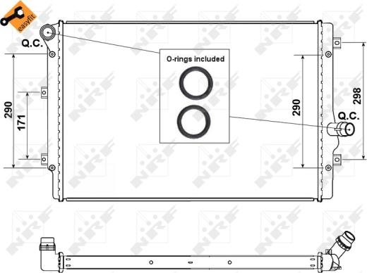 Wilmink Group WG1722305 - Radiator, mühərrikin soyudulması furqanavto.az