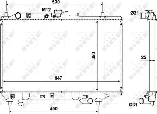 Wilmink Group WG1722203 - Radiator, mühərrikin soyudulması furqanavto.az