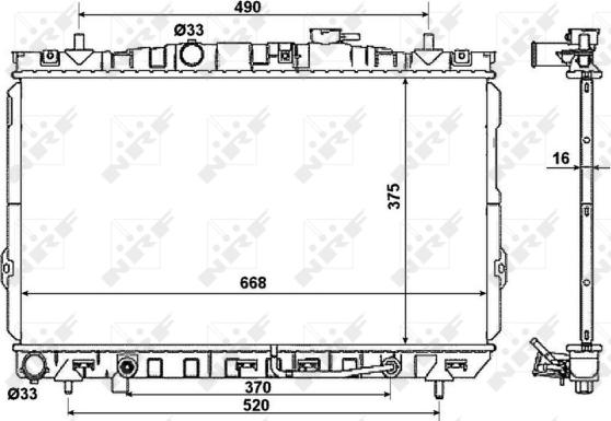 Wilmink Group WG1722238 - Radiator, mühərrikin soyudulması furqanavto.az