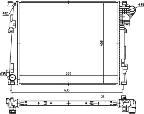 Wilmink Group WG1722770 - Radiator, mühərrikin soyudulması furqanavto.az