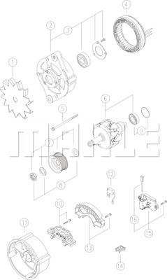 Wilmink Group WG2044048 - Alternator furqanavto.az