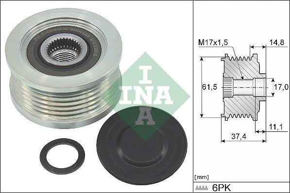 Wilmink Group WG2059049 - Kasnak, alternator, sərbəst dönərli mufta furqanavto.az