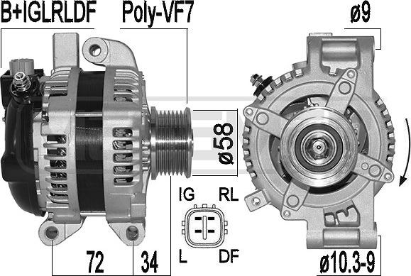 Wilmink Group WG2011458 - Alternator furqanavto.az